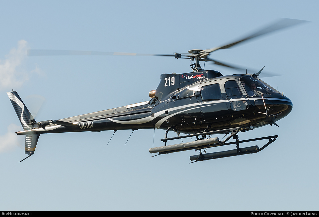 Aircraft Photo of VH-THV | Eurocopter AS-350B-2/SD2 Ecureuil | Aerologistics Helicopters | AirHistory.net #278479
