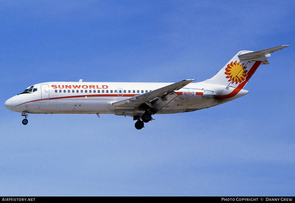 Aircraft Photo of N1301T | Douglas DC-9-14 | Sunworld International Airways | AirHistory.net #278516