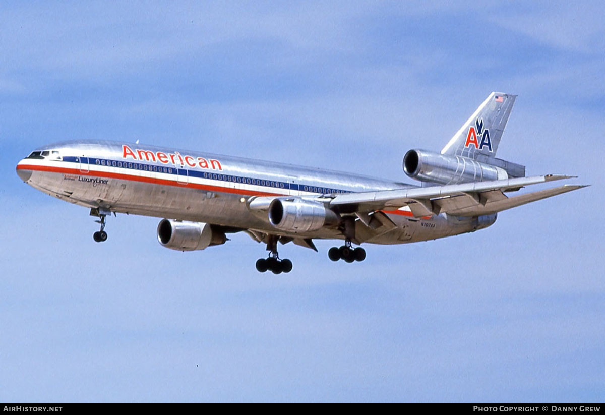 Aircraft Photo of N107AA | McDonnell Douglas DC-10-10 | American Airlines | AirHistory.net #278517