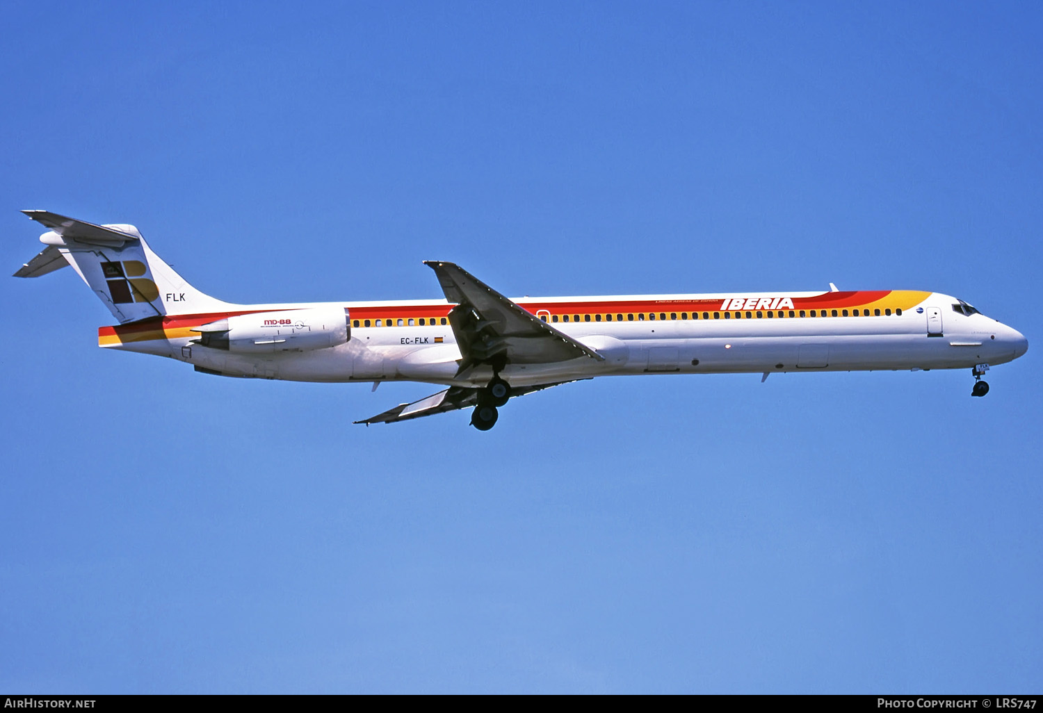 Aircraft Photo of EC-FLK | McDonnell Douglas MD-88 | Iberia | AirHistory.net #278524