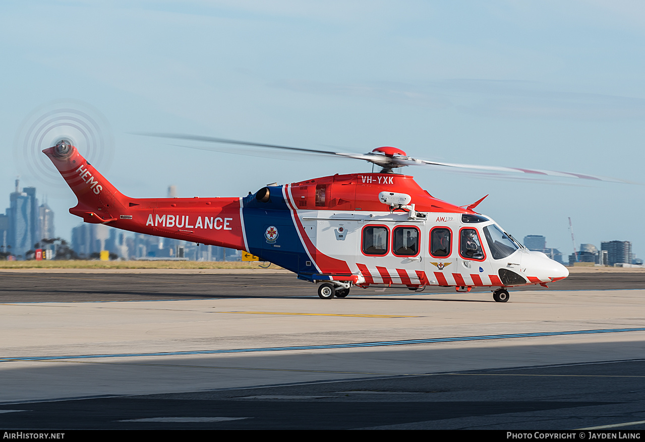 Aircraft Photo of VH-YXK | AgustaWestland AW-139 | Ambulance Victoria | AirHistory.net #278540