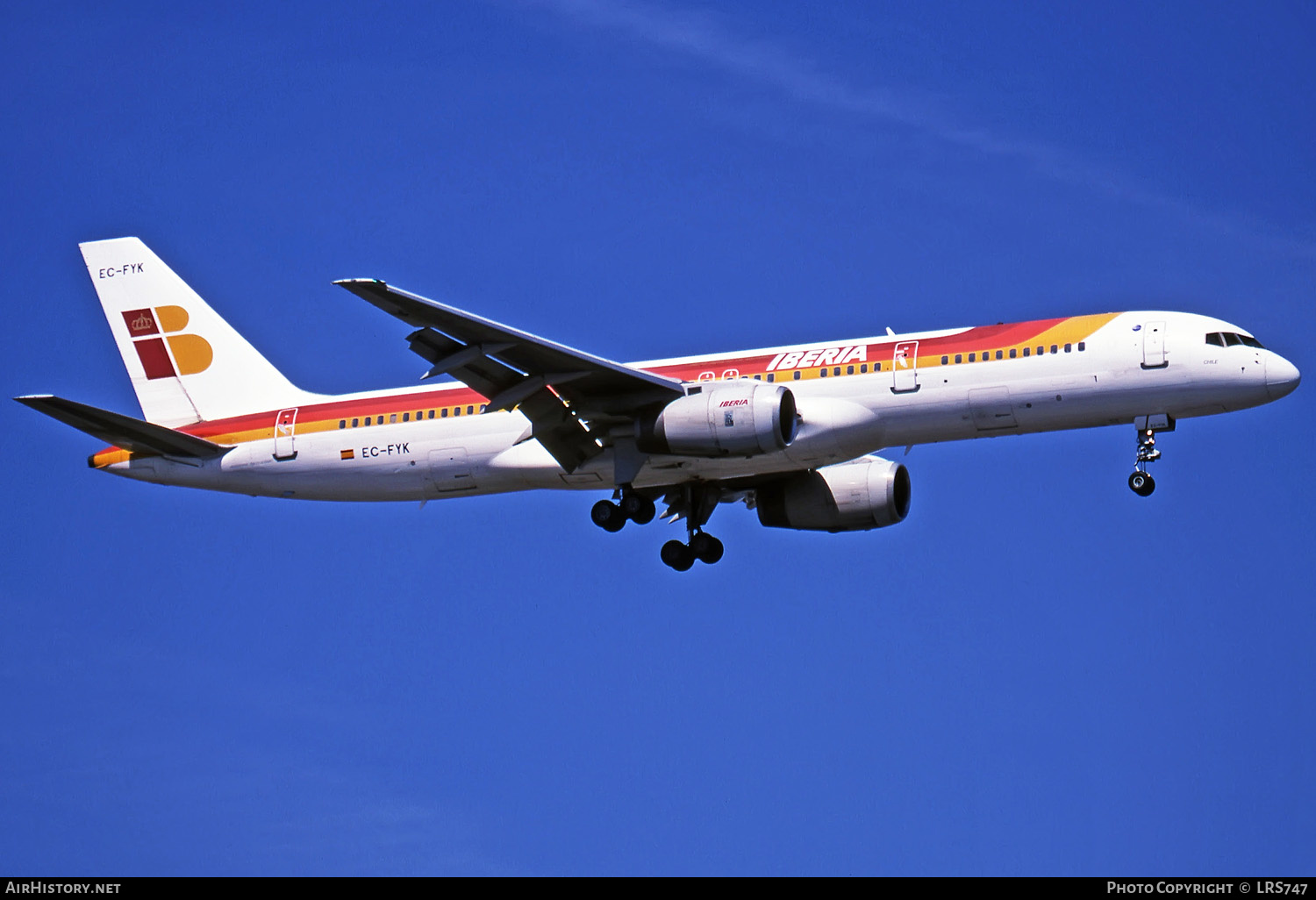 Aircraft Photo of EC-FYK | Boeing 757-256 | Iberia | AirHistory.net #278562