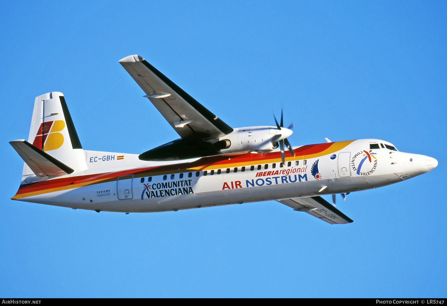 Aircraft Photo of EC-GBH | Fokker 50 | Air Nostrum | AirHistory.net #278567