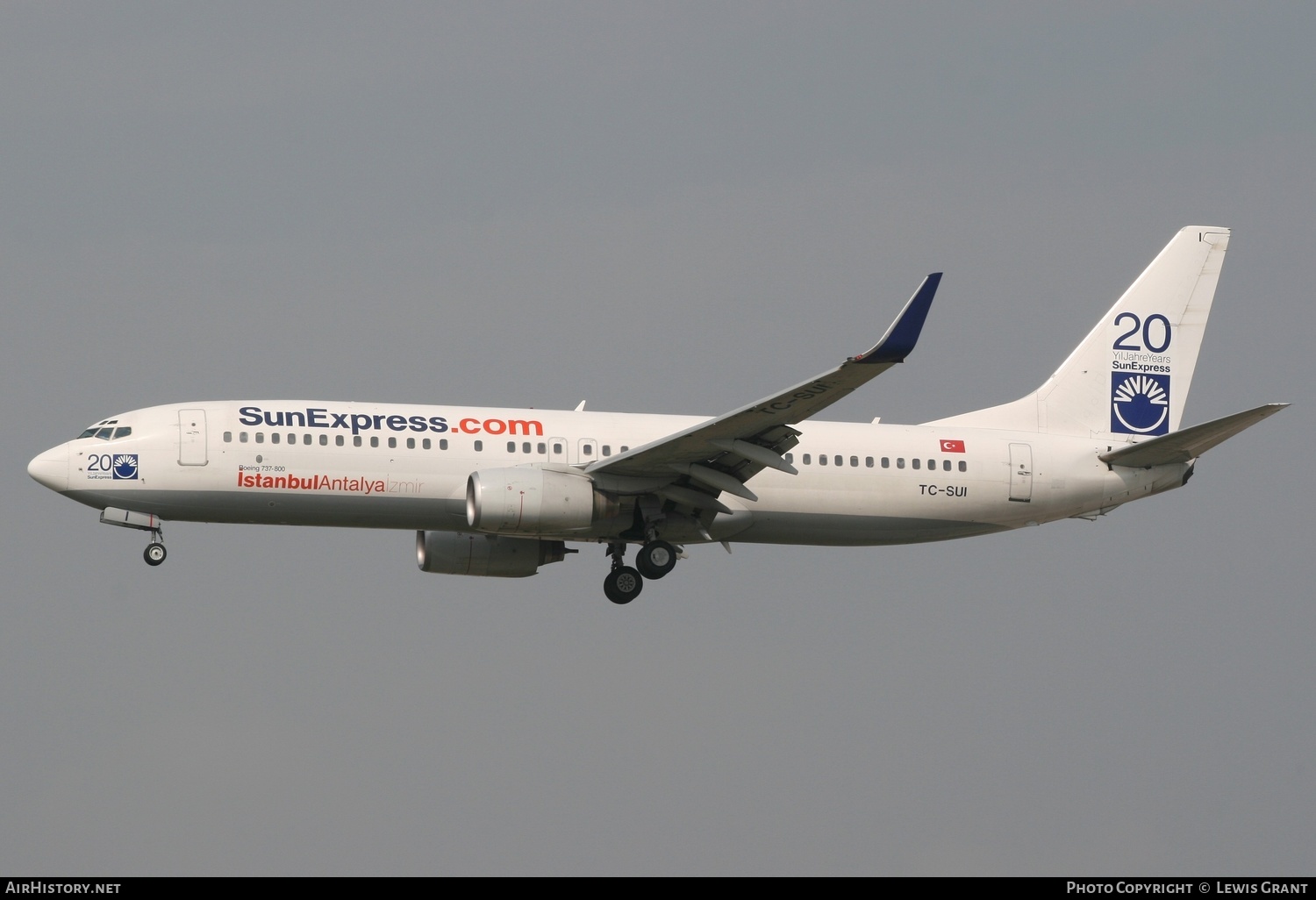 Aircraft Photo of TC-SUI | Boeing 737-8CX | SunExpress | AirHistory.net #278568