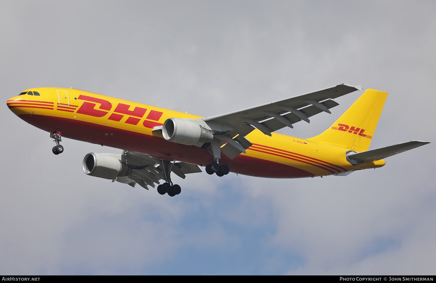 Aircraft Photo of D-AEAL | Airbus A300B4-622R | DHL International | AirHistory.net #278584