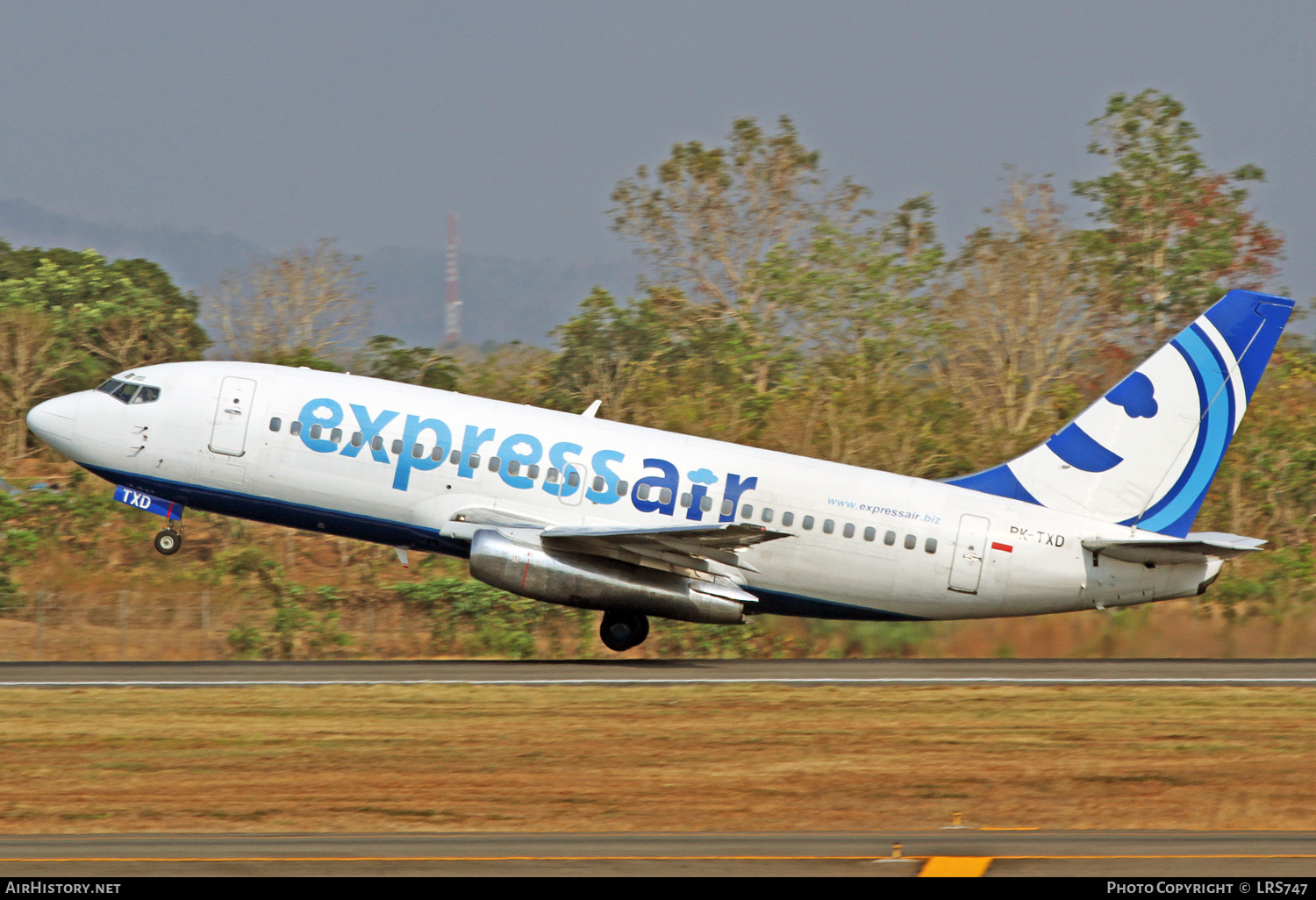 Aircraft Photo of PK-TXD | Boeing 737-284/Adv | ExpressAir | AirHistory.net #278631