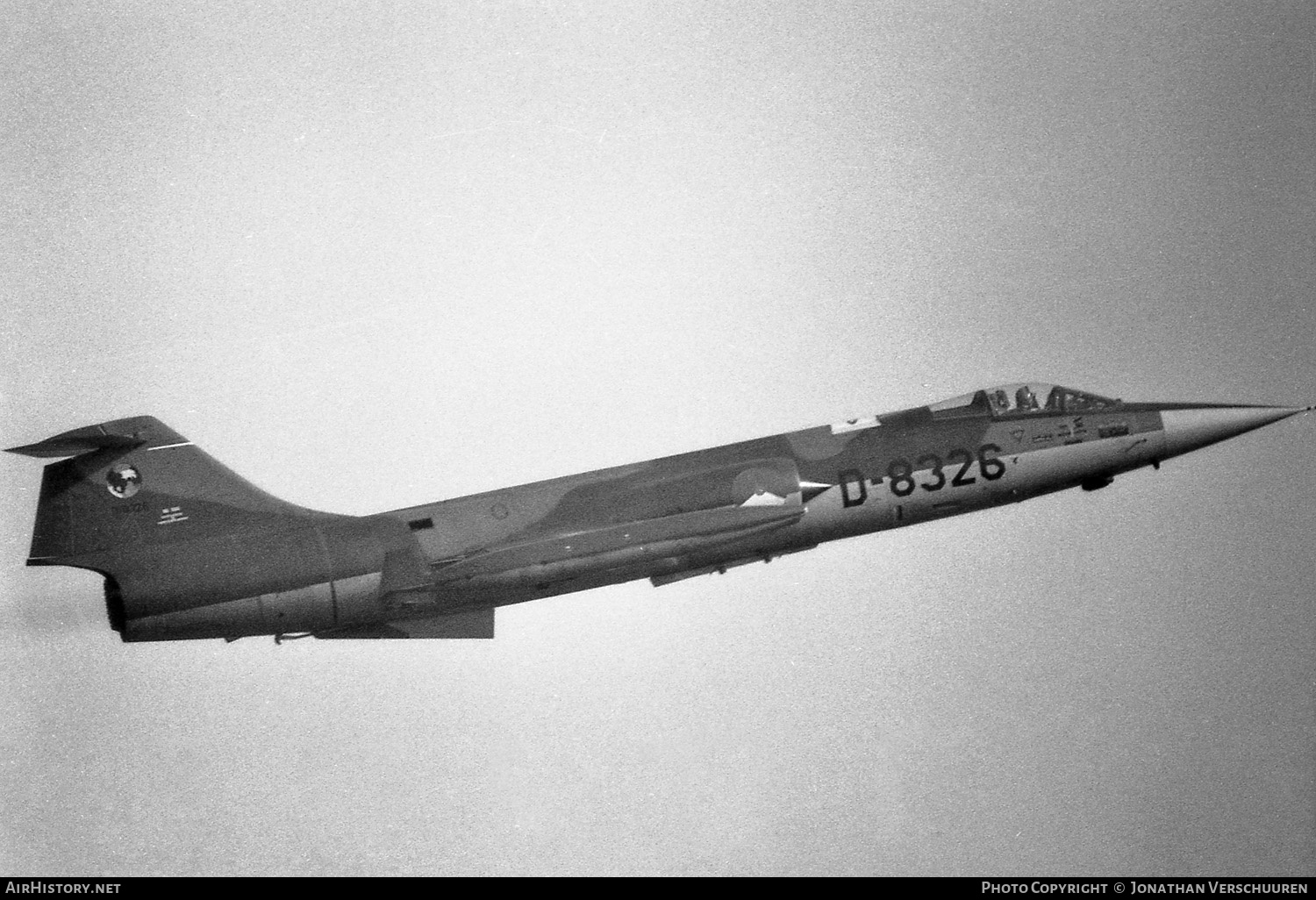Aircraft Photo of D-8326 | Lockheed F-104G Starfighter | Netherlands - Air Force | AirHistory.net #278645