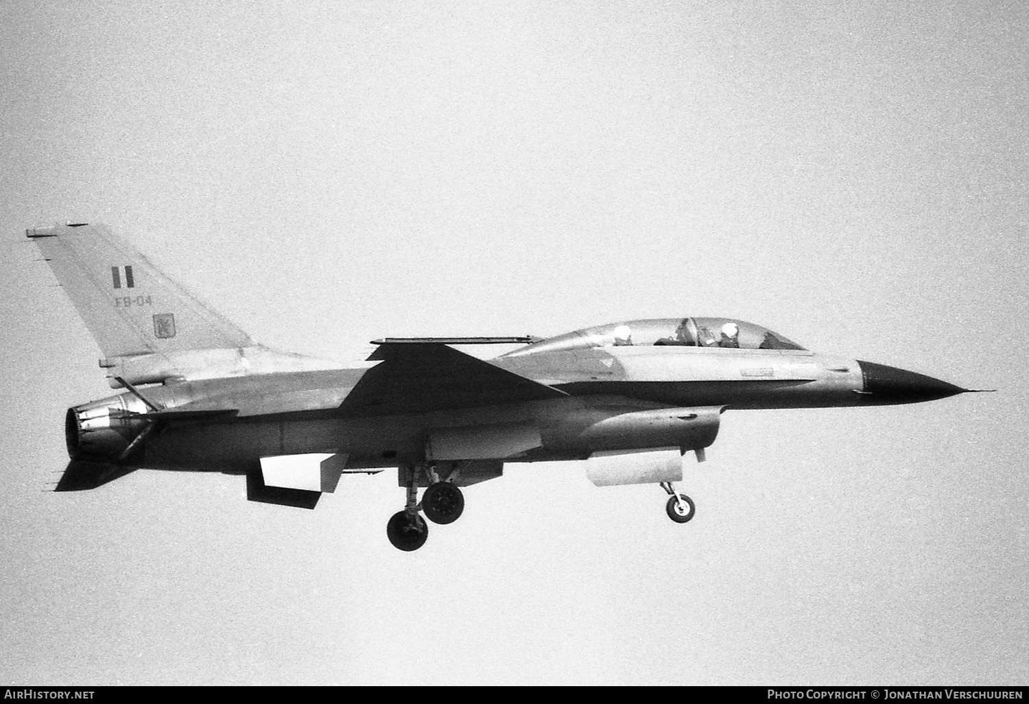 Aircraft Photo of FB04 | General Dynamics F-16B Fighting Falcon | Belgium - Air Force | AirHistory.net #278648