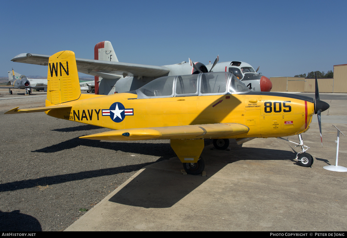 Aircraft Photo of 14805 | Beech T-34B Mentor (D45) | USA - Navy | AirHistory.net #278659