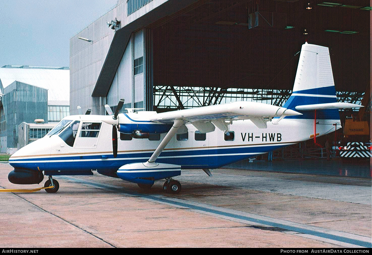 Aircraft Photo of VH-HWB | GAF N-22S Searchmaster L | AirHistory.net #278667