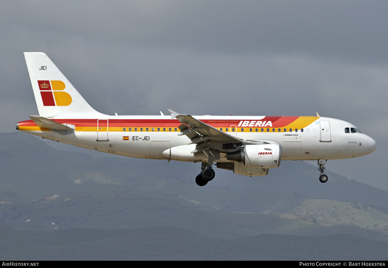 Aircraft Photo of EC-JEI | Airbus A319-111 | Iberia | AirHistory.net #278677