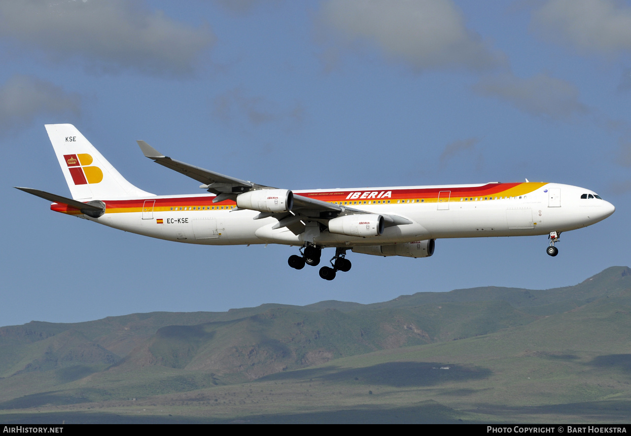 Aircraft Photo of EC-KSE | Airbus A340-313 | Iberia | AirHistory.net #278685