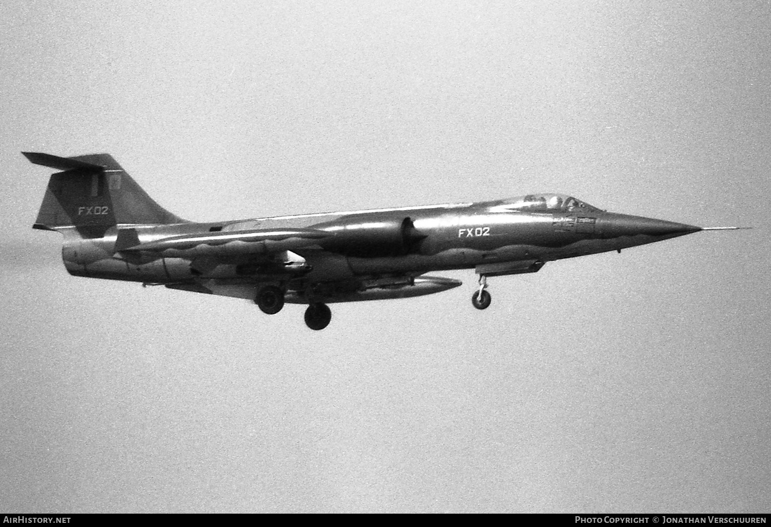 Aircraft Photo of FX02 | Lockheed F-104G Starfighter | Belgium - Air Force | AirHistory.net #278688