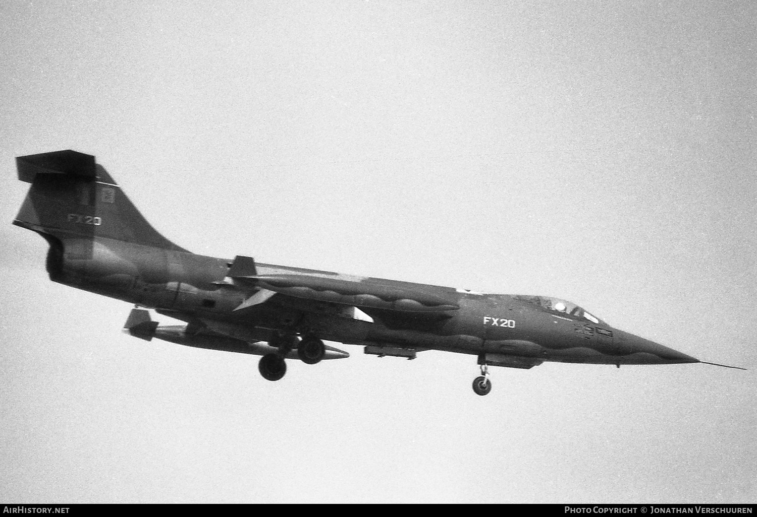 Aircraft Photo of FX20 | Lockheed F-104G Starfighter | Belgium - Air Force | AirHistory.net #278694