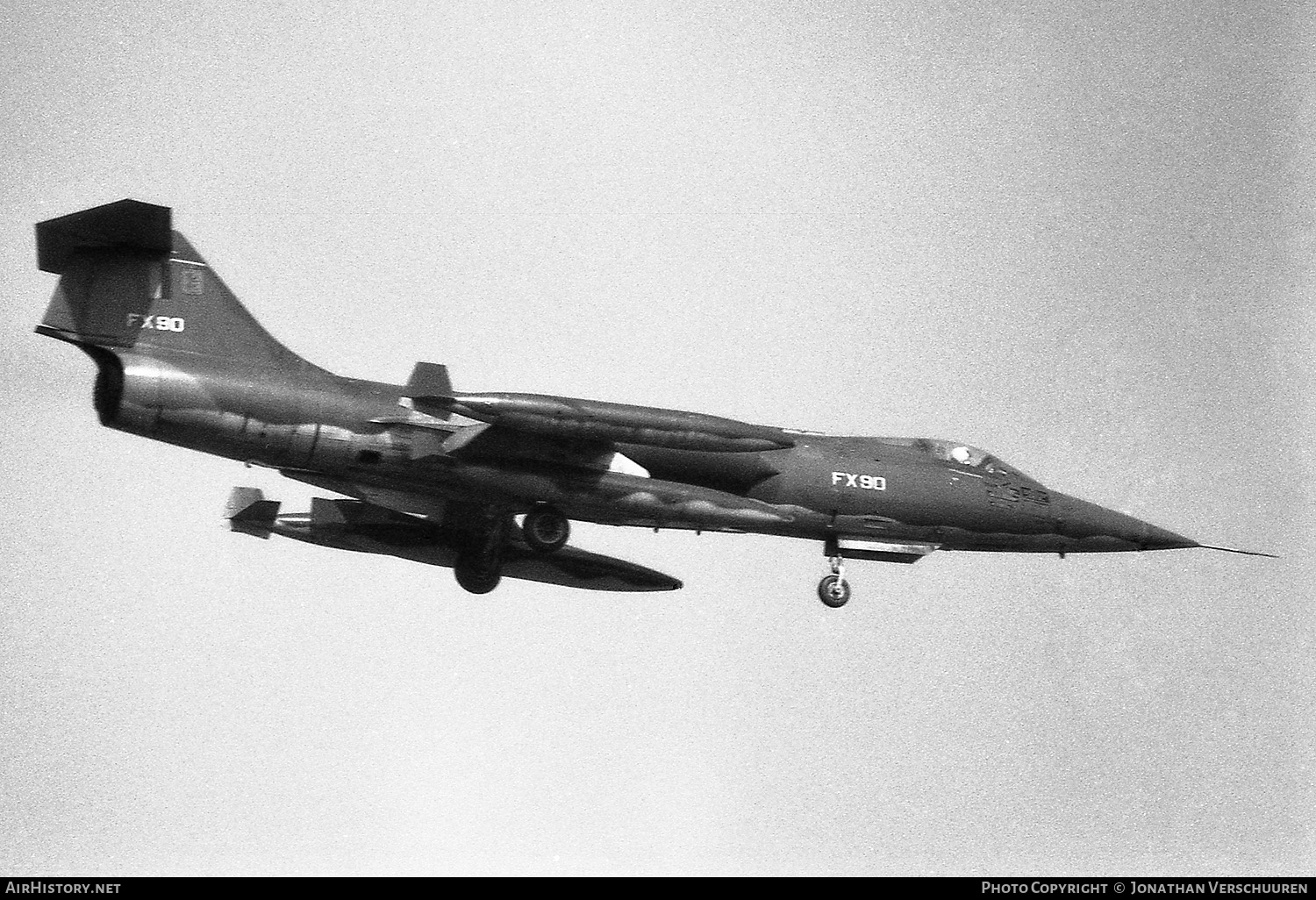 Aircraft Photo of FX90 | Lockheed F-104G Starfighter | Belgium - Air Force | AirHistory.net #278702