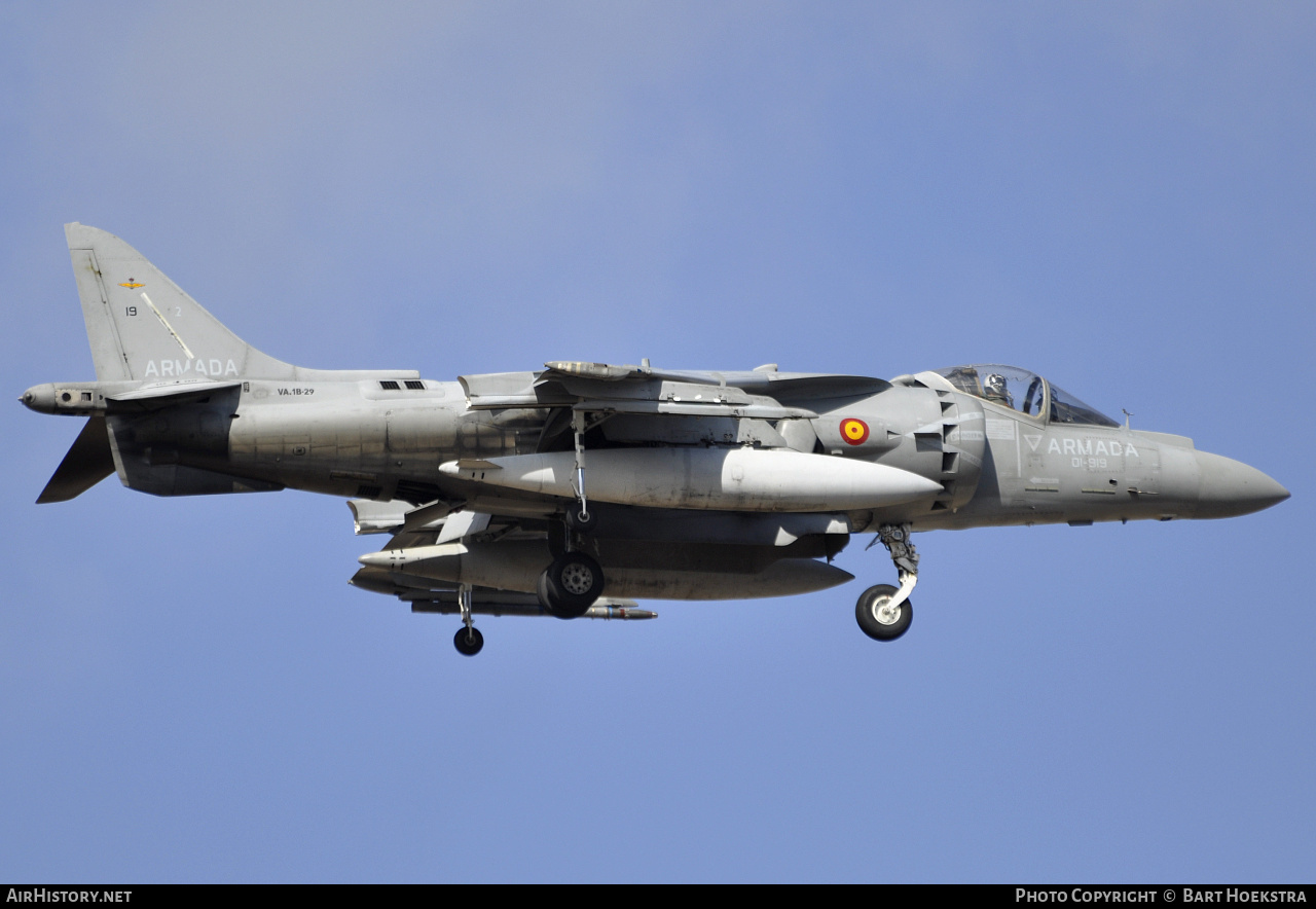 Aircraft Photo of VA1B-29 | McDonnell Douglas EAV-8B Matador II+ | Spain - Navy | AirHistory.net #278706