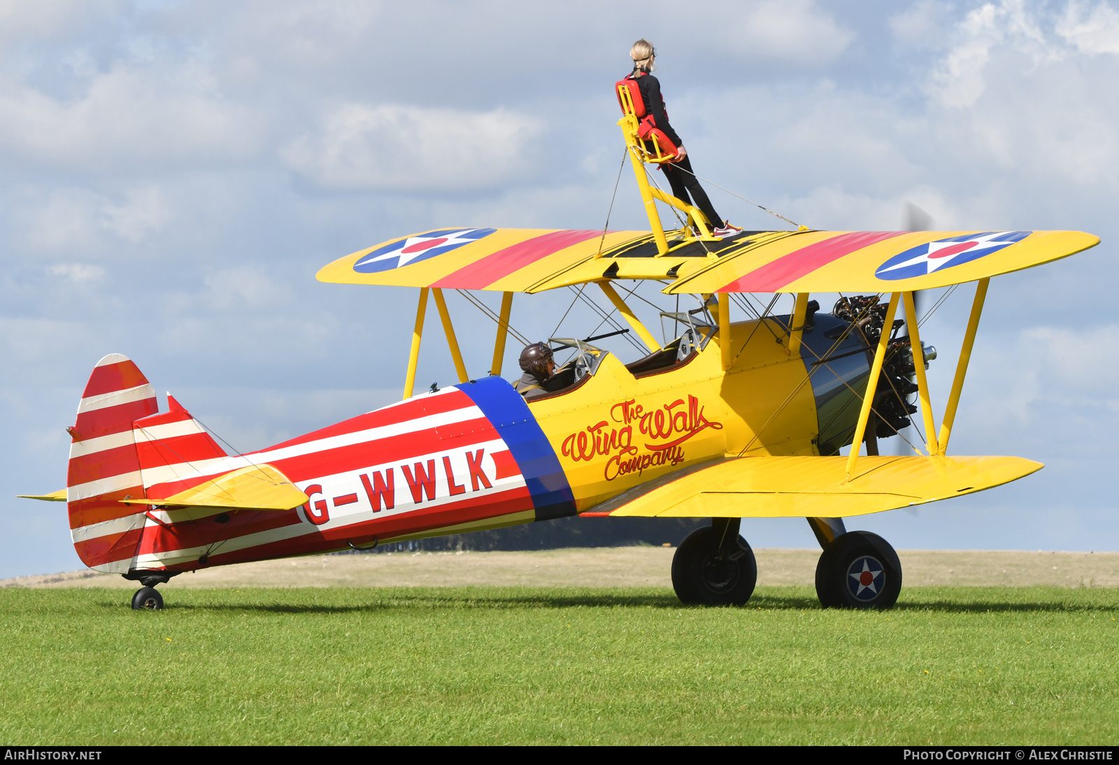 Aircraft Photo of G-WWLK | Stearman PT-17 Kaydet (A75N1) | The Wing Walk Company | AirHistory.net #278716