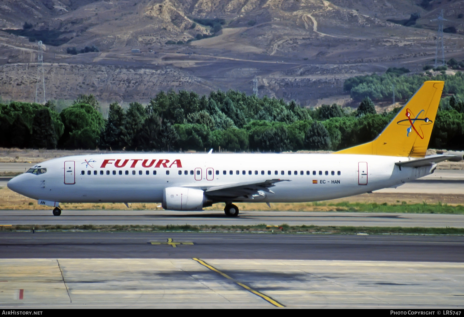Aircraft Photo of EC-HAN | Boeing 737-4Q8 | Futura International Airways | AirHistory.net #278737