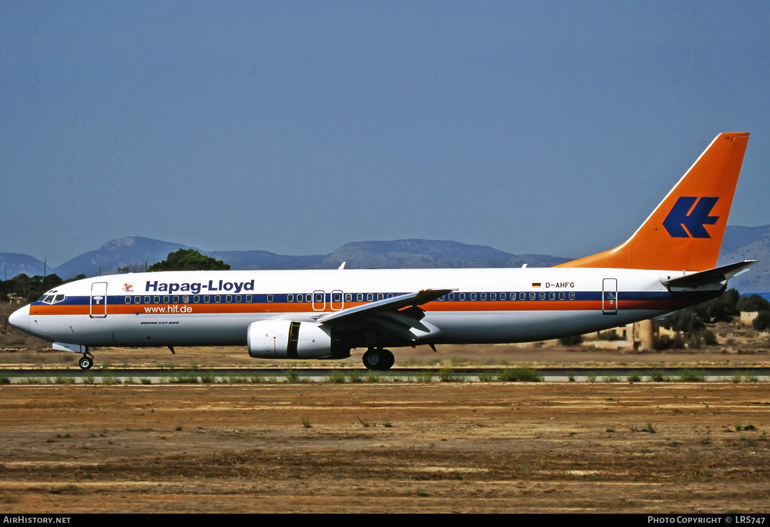 Aircraft Photo of D-AHFG | Boeing 737-8K5 | Hapag-Lloyd | AirHistory.net #278755