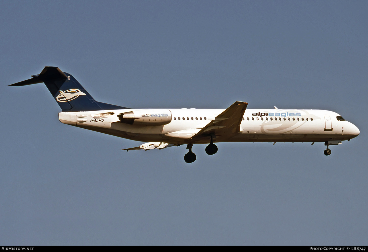 Aircraft Photo of I-ALPQ | Fokker 100 (F28-0100) | Alpi Eagles | AirHistory.net #278769