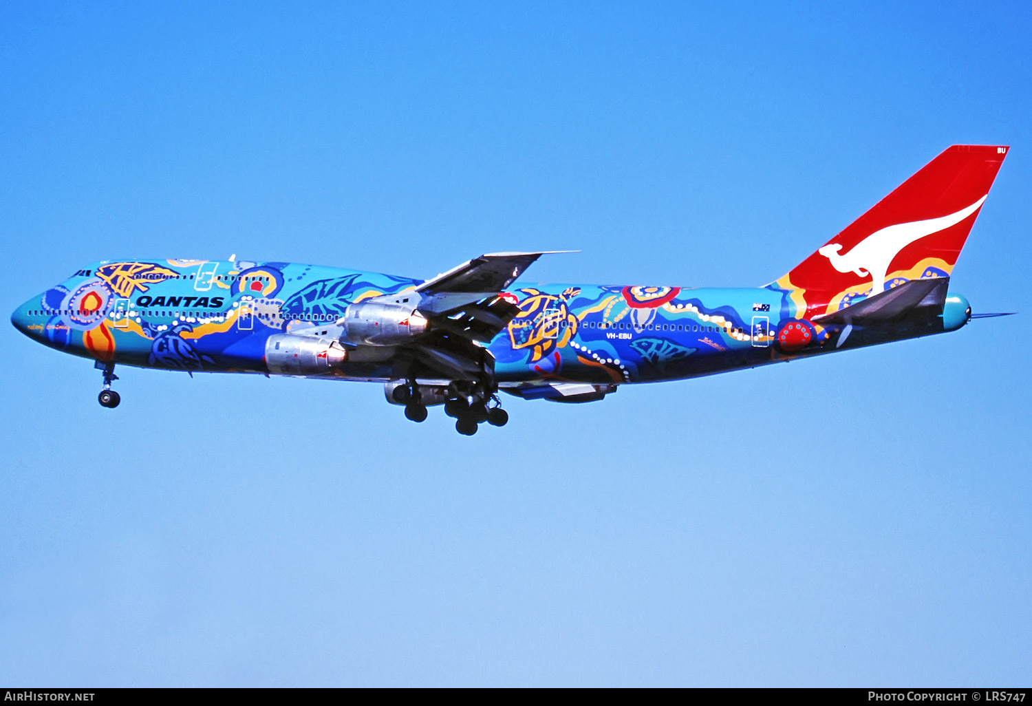 Aircraft Photo of VH-EBU | Boeing 747-338 | Qantas | AirHistory.net #278774