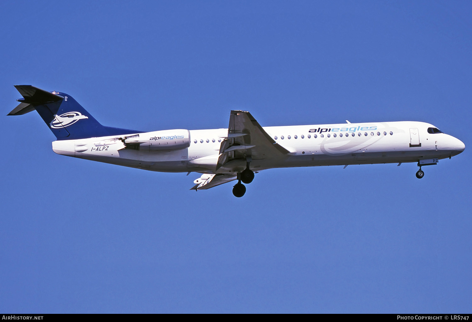 Aircraft Photo of I-ALPZ | Fokker 100 (F28-0100) | Alpi Eagles | AirHistory.net #278779
