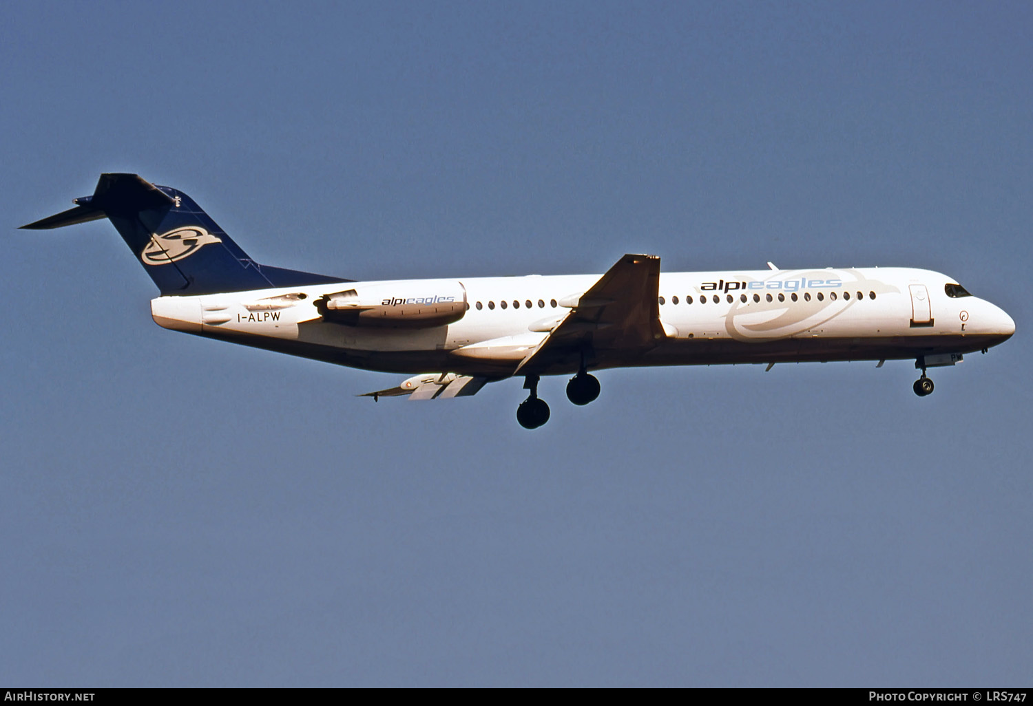 Aircraft Photo of I-ALPW | Fokker 100 (F28-0100) | Alpi Eagles | AirHistory.net #278781