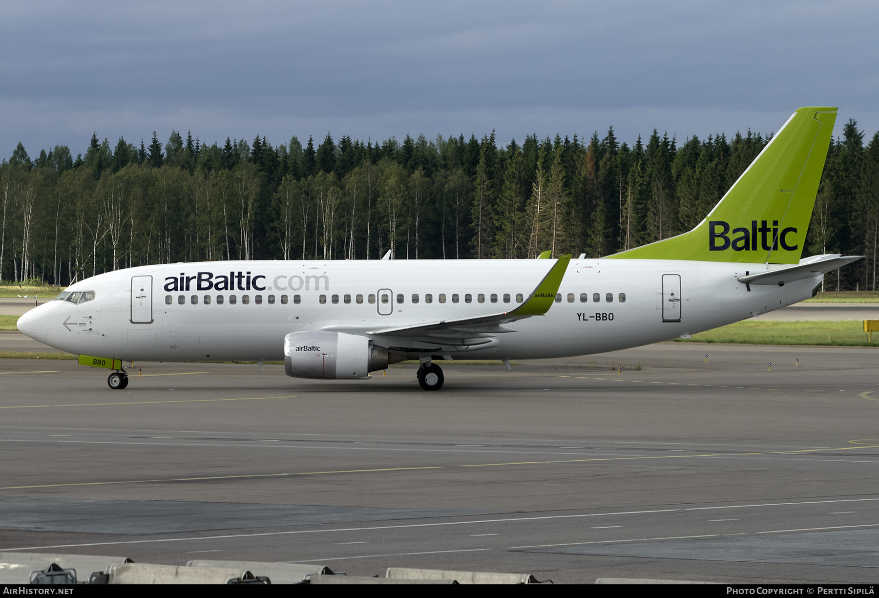 Aircraft Photo of YL-BBO | Boeing 737-33V | AirBaltic | AirHistory.net #278808