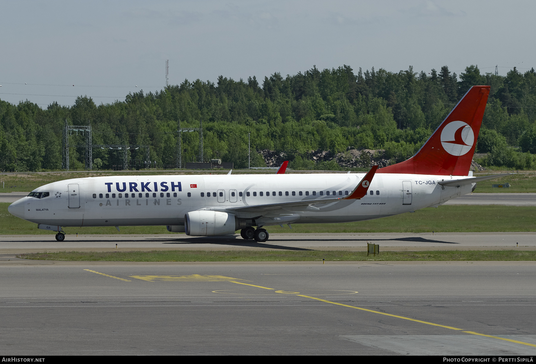 Aircraft Photo of TC-JGA | Boeing 737-8F2 | Turkish Airlines | AirHistory.net #278820