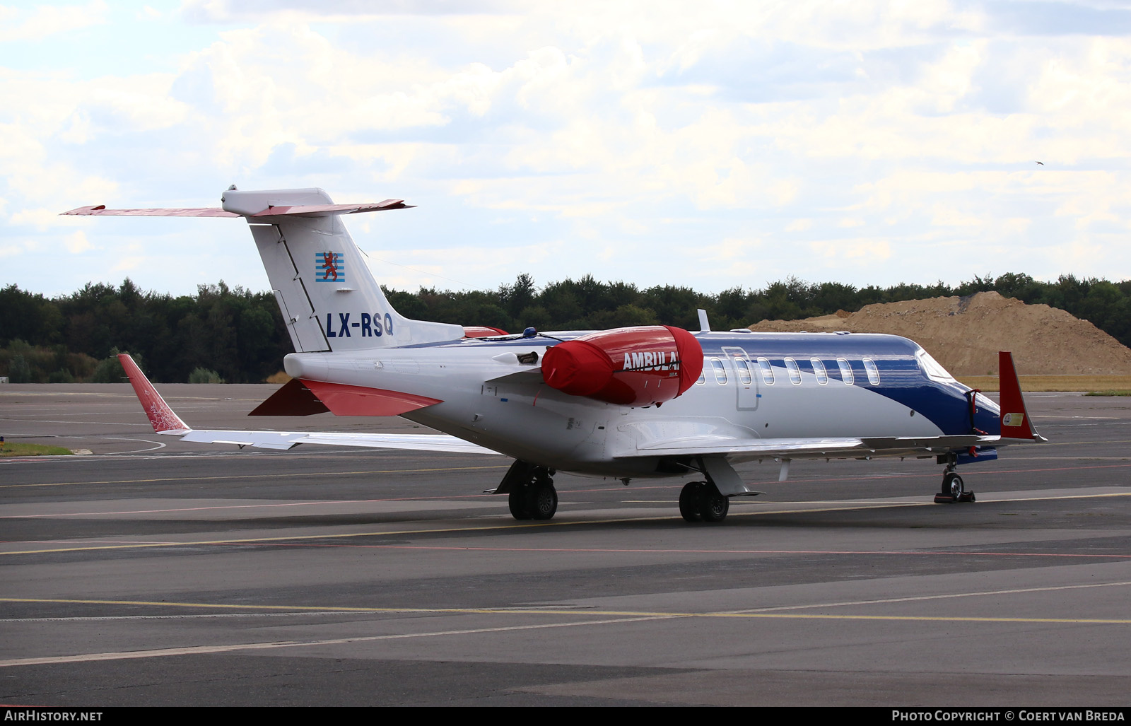 Aircraft Photo of LX-RSQ | Learjet 45XR | LAR - Luxembourg Air Rescue | AirHistory.net #278822