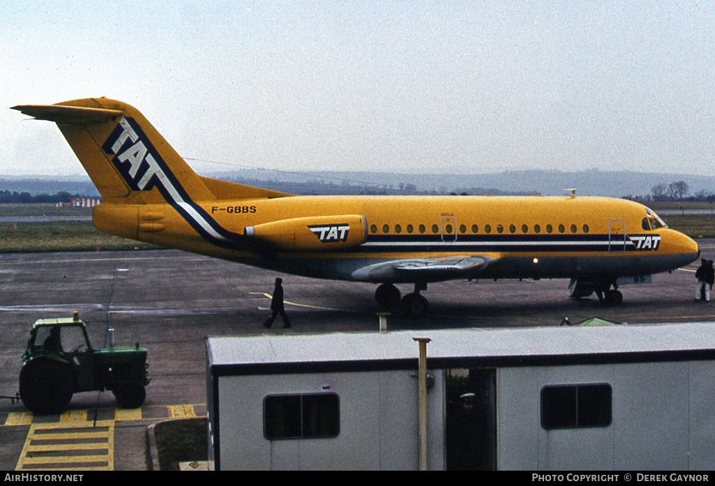 Aircraft Photo of F-GBBS | Fokker F28-1000 Fellowship | TAT - Touraine Air Transport | AirHistory.net #278827