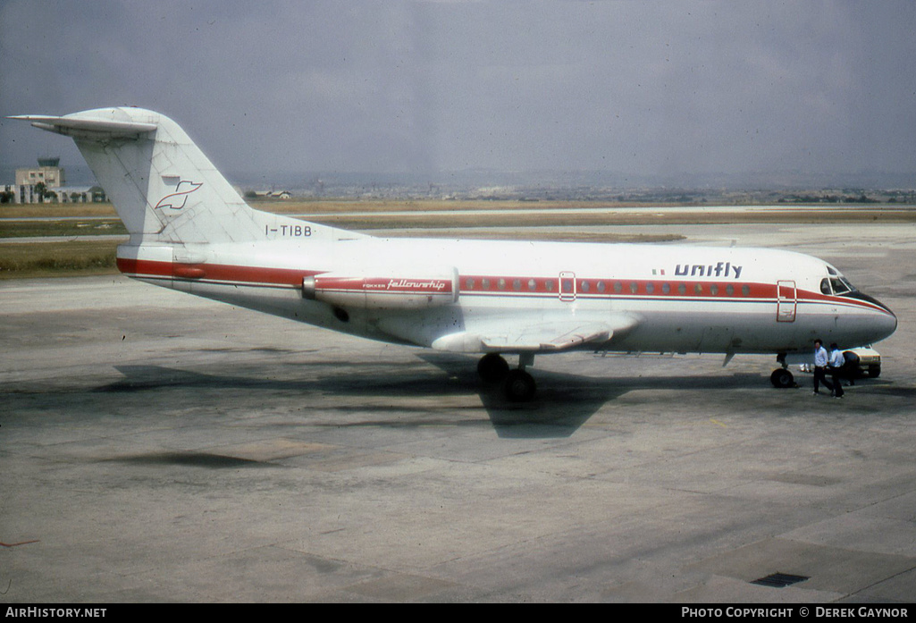 Aircraft Photo of I-TIBB | Fokker F28-1000 Fellowship | Unifly | AirHistory.net #278842