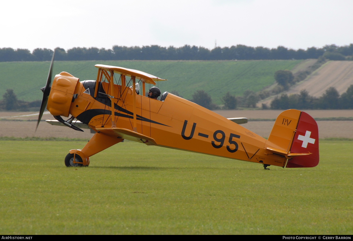 Aircraft Photo of G-BVGP / U-95 | Bücker Bü 133C Jungmeister | Switzerland - Air Force | AirHistory.net #278843