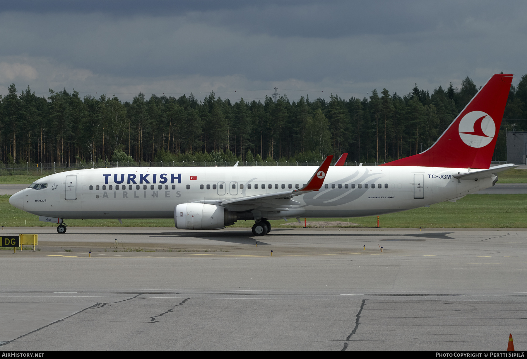 Aircraft Photo of TC-JGM | Boeing 737-8F2 | Turkish Airlines | AirHistory.net #278849