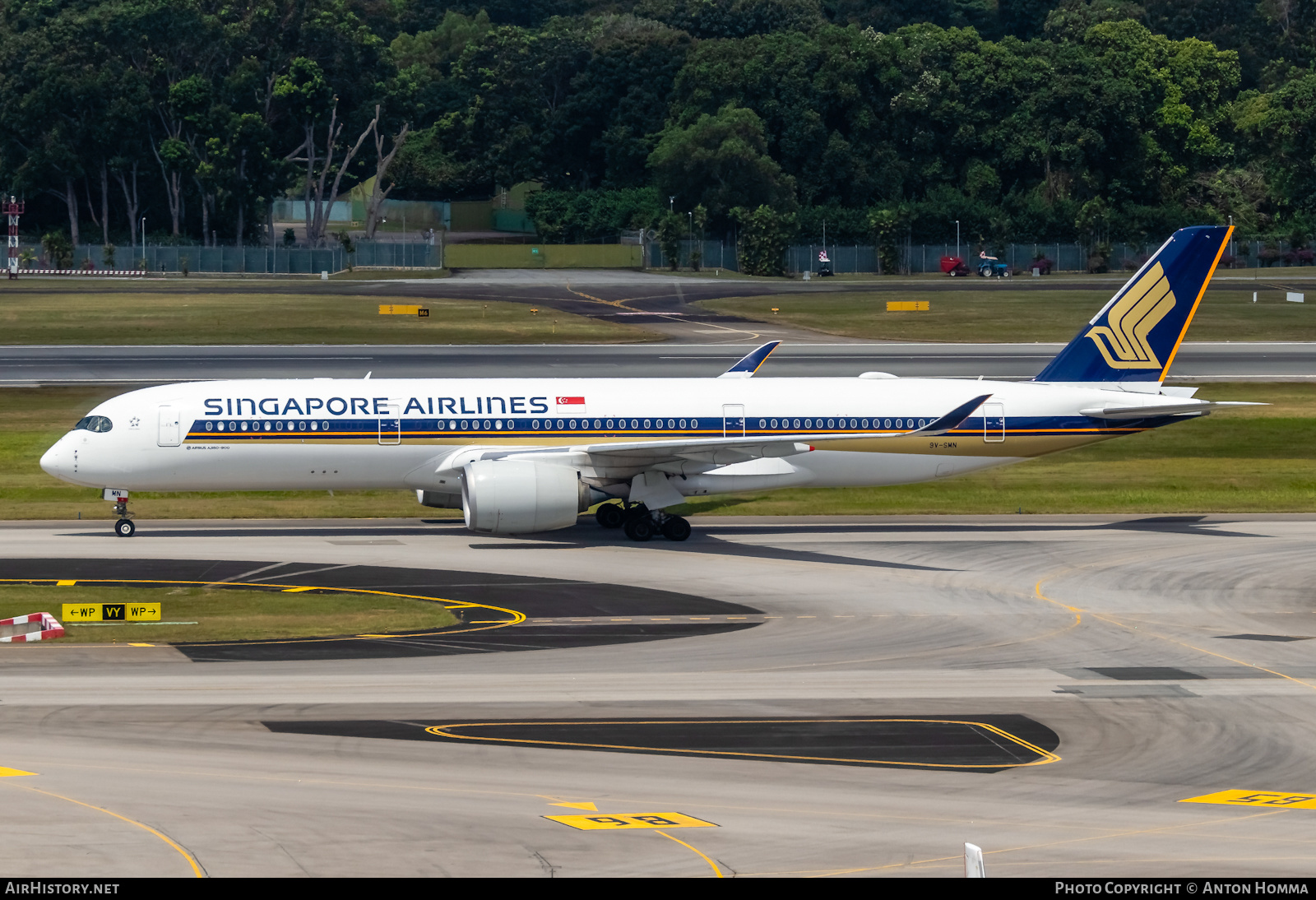 Aircraft Photo of 9V-SMN | Airbus A350-941 | Singapore Airlines | AirHistory.net #278922