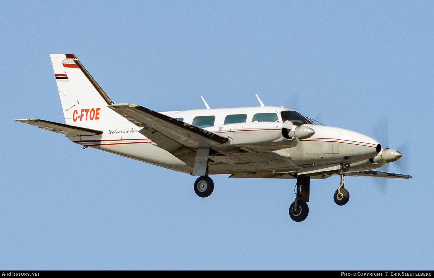 Aircraft Photo of C-FTOE | Piper PA-31 Navajo | Wolverine Air | AirHistory.net #278940