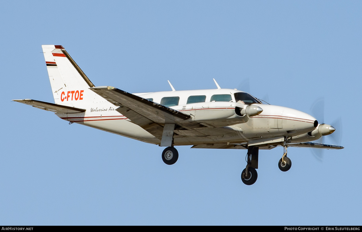 Aircraft Photo of C-FTOE | Piper PA-31-310 Navajo B | Wolverine Air | AirHistory.net #278940