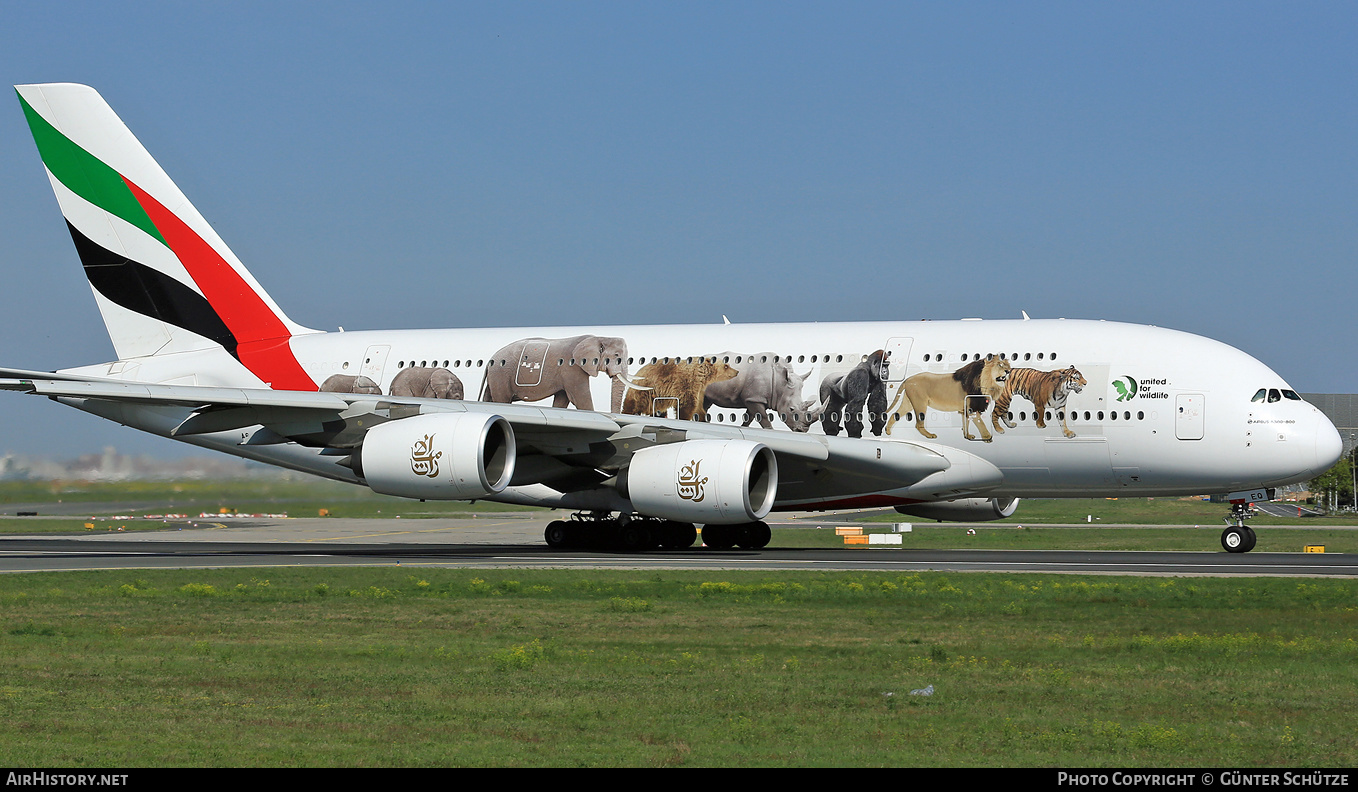 Aircraft Photo of A6-EEQ | Airbus A380-861 | Emirates | AirHistory.net #278958