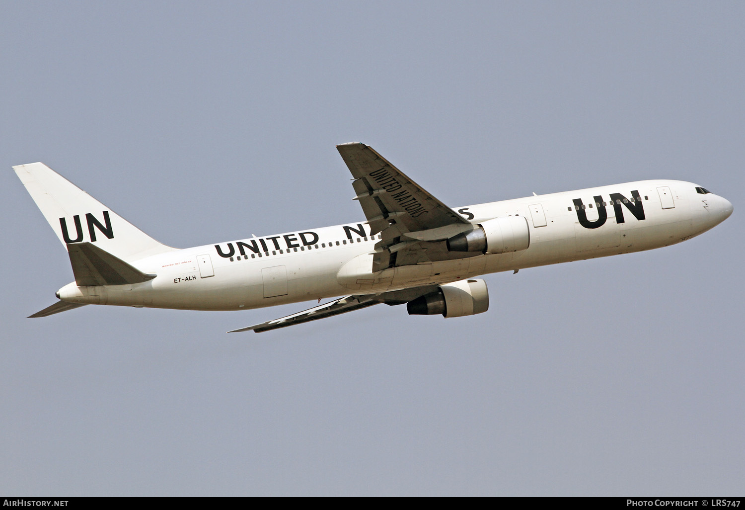 Aircraft Photo of ET-ALH | Boeing 767-3BG/ER | United Nations | AirHistory.net #278978