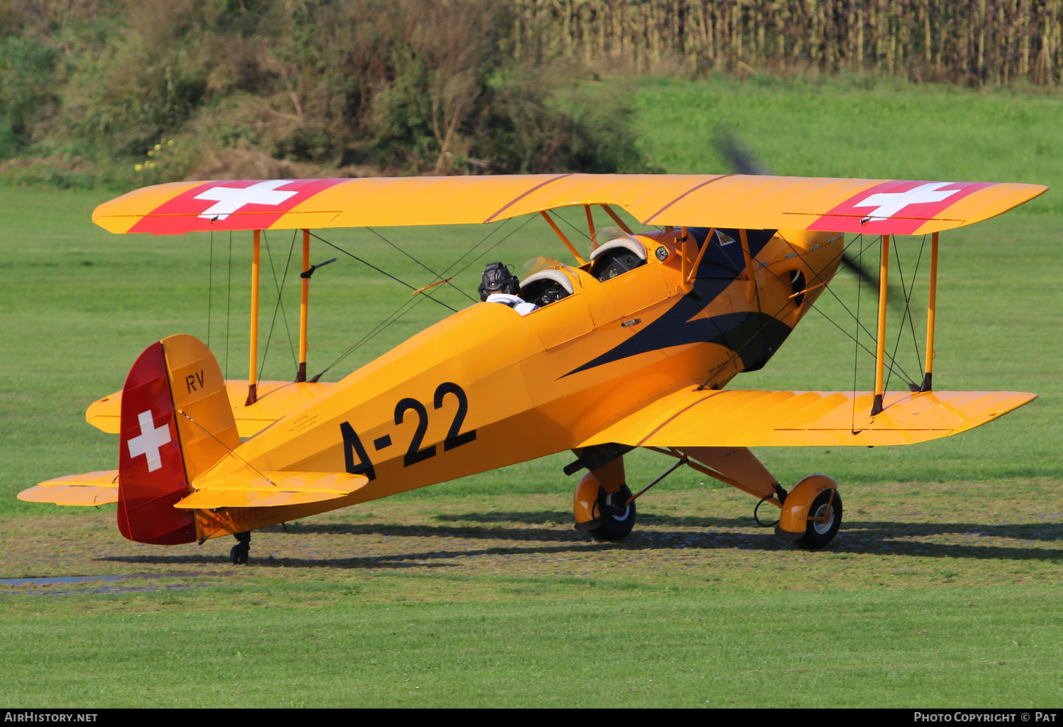 Aircraft Photo of HB-UUM / A-22 | Dornier Bü-131APM Jungmann | Switzerland - Air Force | AirHistory.net #278982