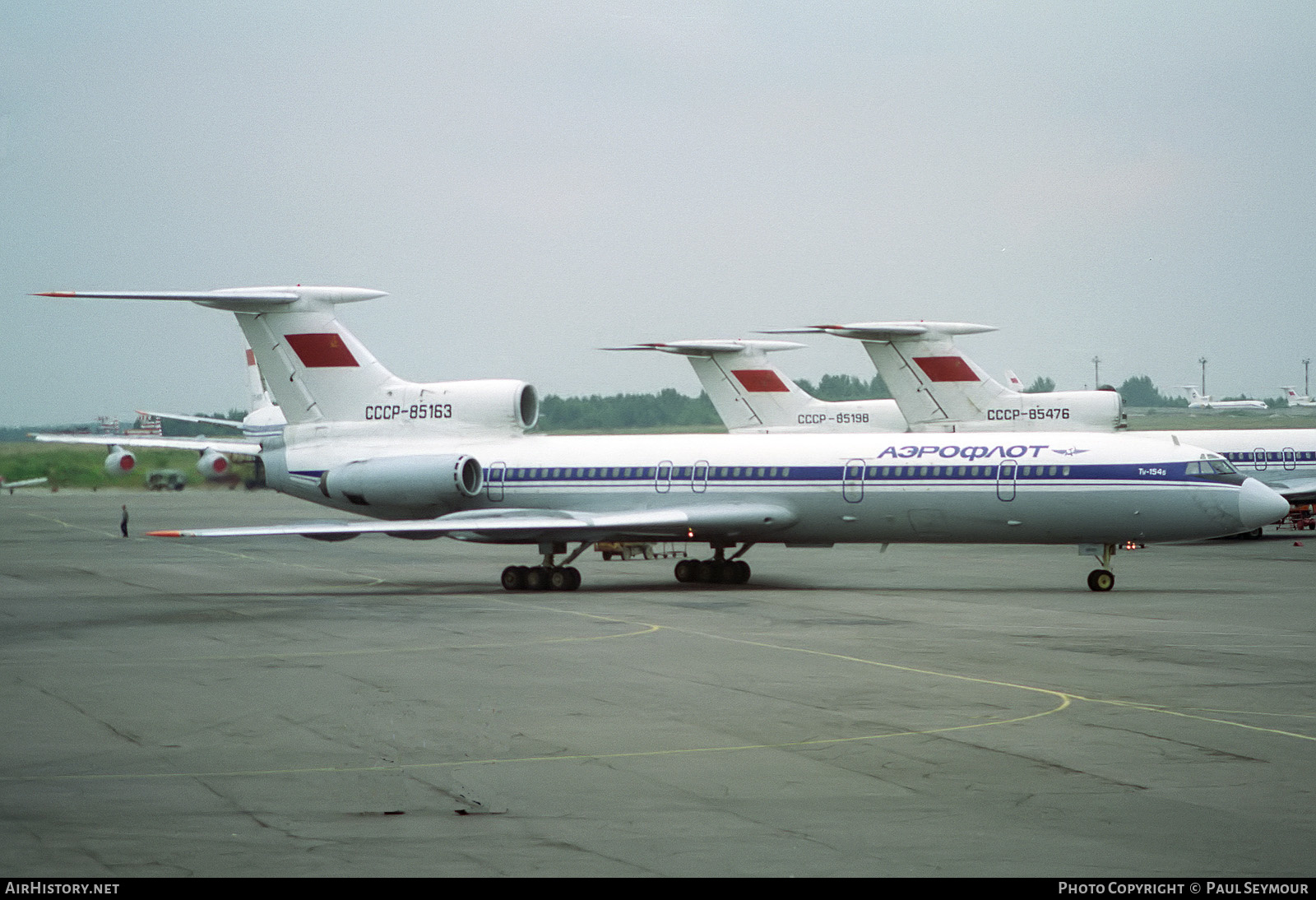 Aircraft Photo of CCCP-85163 | Tupolev Tu-154B | Aeroflot | AirHistory.net #278992