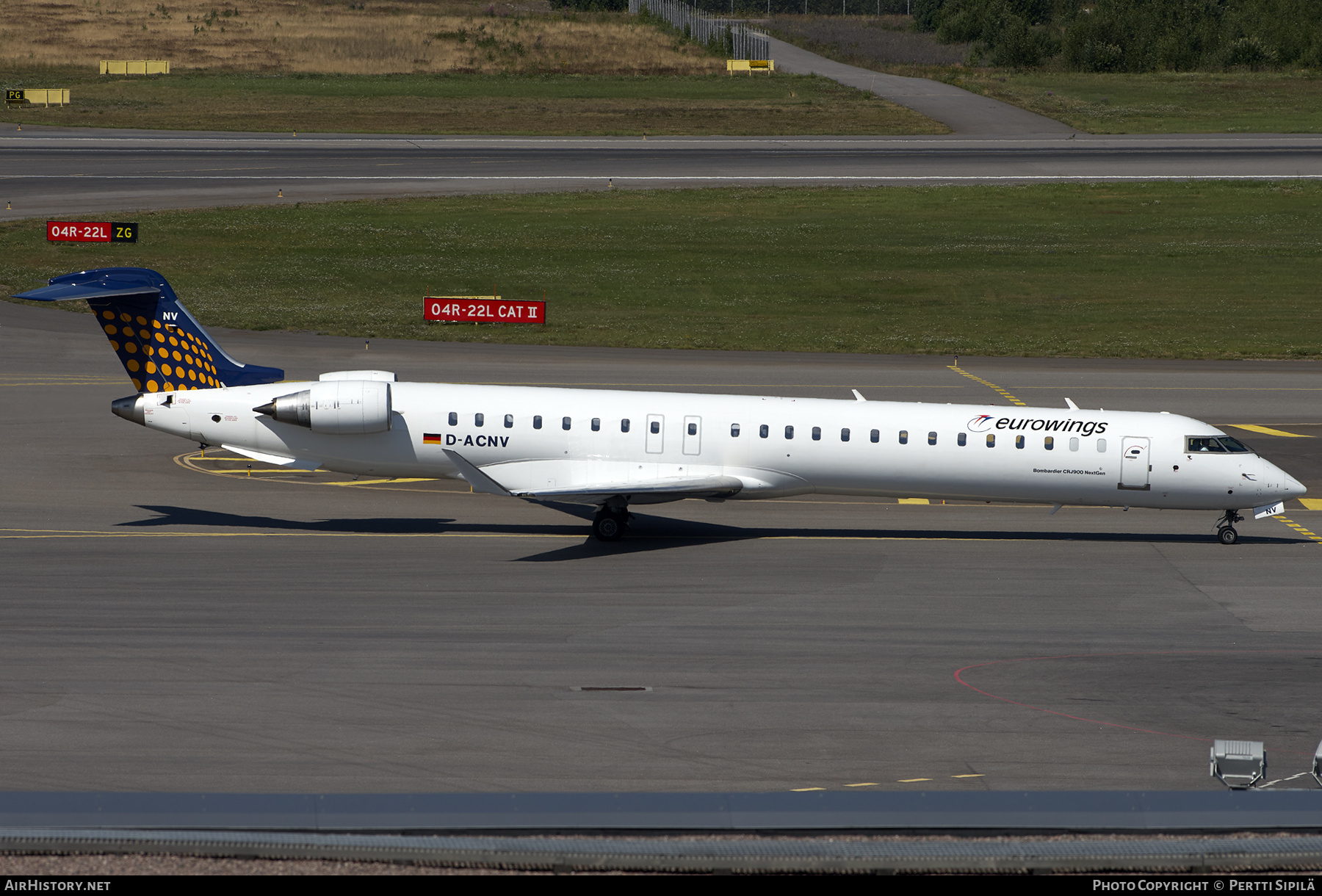 Aircraft Photo of D-ACNV | Bombardier CRJ-900LR (CL-600-2D24) | Eurowings | AirHistory.net #279001