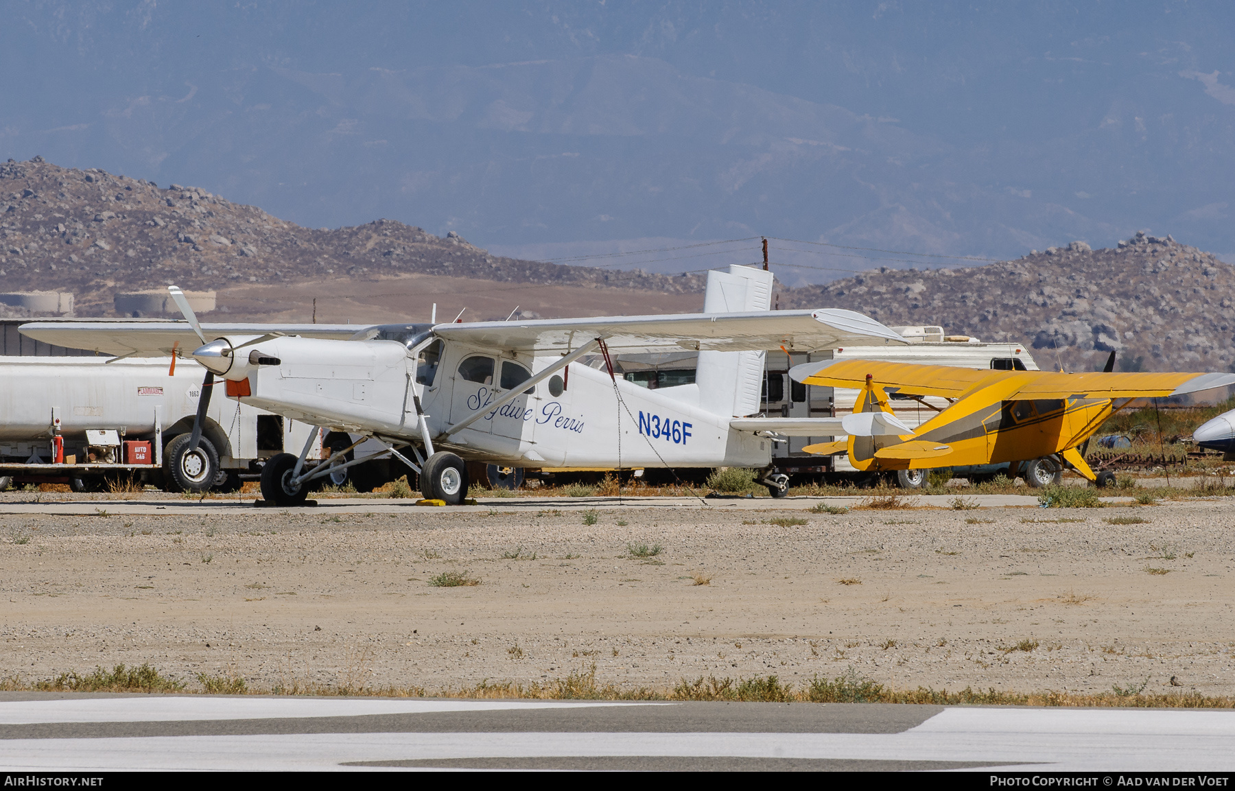 Aircraft Photo of N346F | Fairchild Hiller PC-6/B1-H2 Porter | Skydive Perris | AirHistory.net #279002