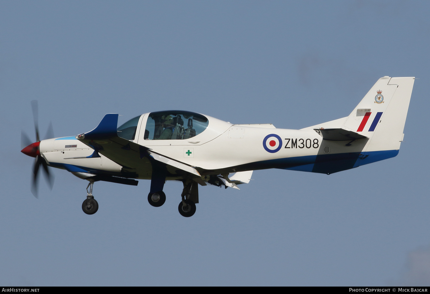 Aircraft Photo of ZM308 | Grob G-120TP Prefect T1 | UK - Air Force | AirHistory.net #279033