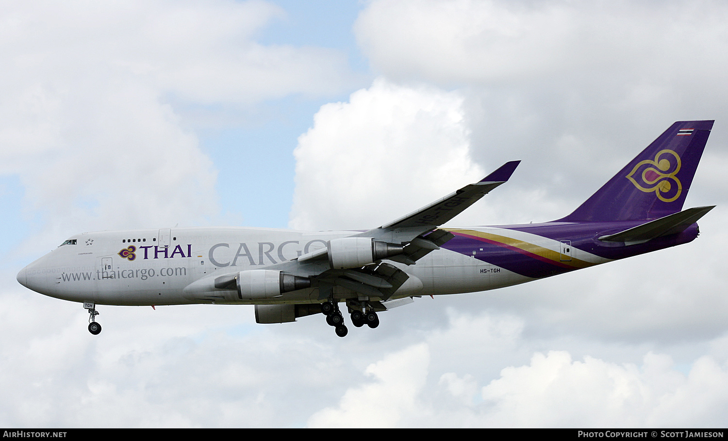 Aircraft Photo of HS-TGH | Boeing 747-4D7(BCF) | Thai Cargo | AirHistory.net #279056
