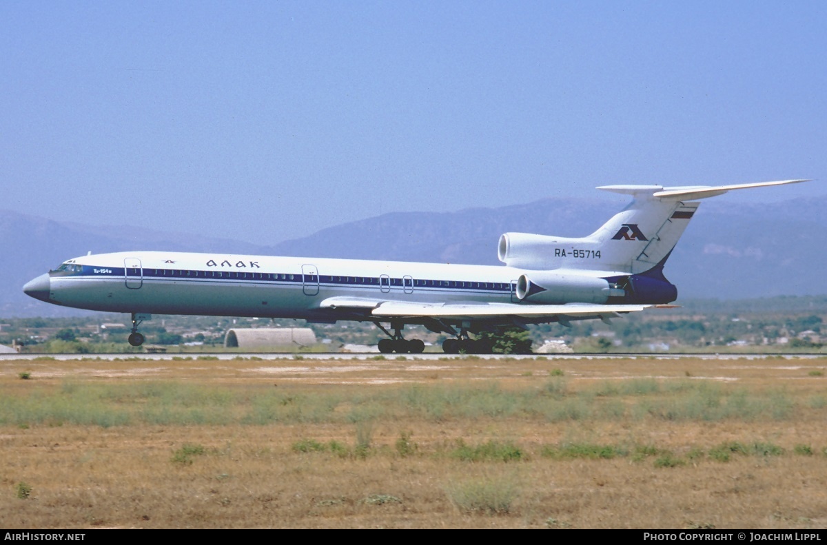 Aircraft Photo of RA-85714 | Tupolev Tu-154M | ALAK - Aktsionernaya Lizingovaya Aviakompania | AirHistory.net #279072