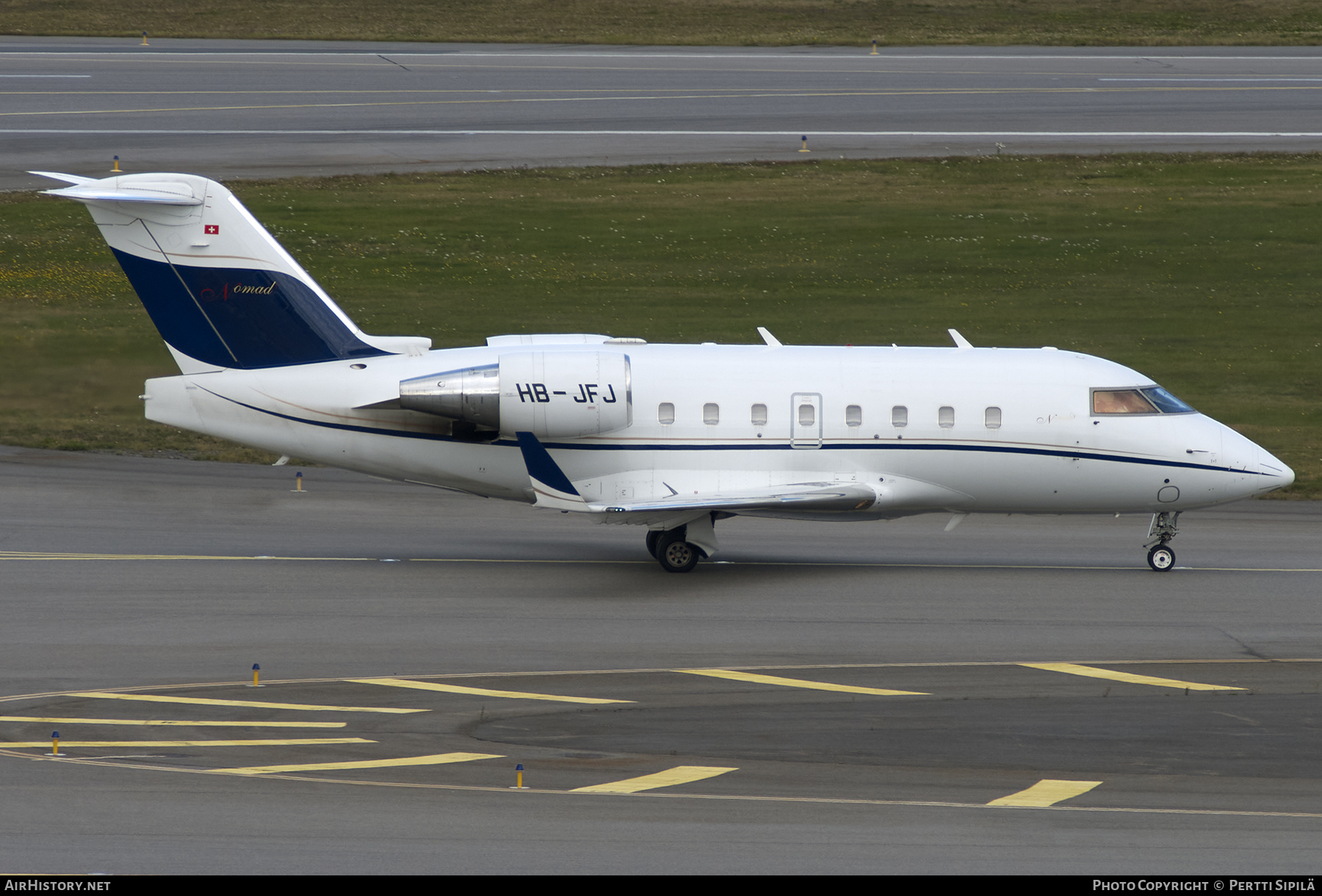 Aircraft Photo of HB-JFJ | Bombardier Challenger 604 (CL-600-2B16) | Nomad Aviation | AirHistory.net #279073