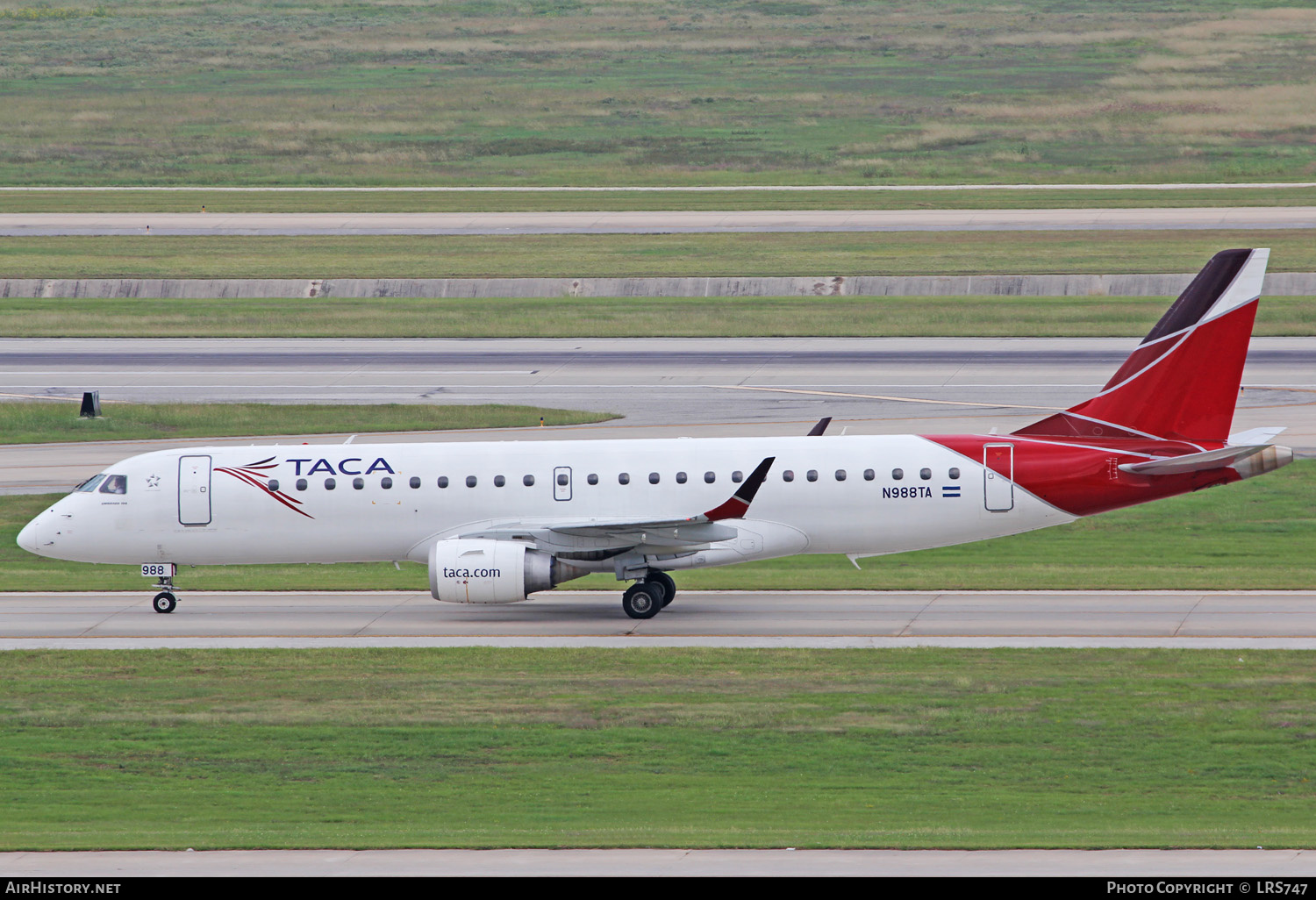 Aircraft Photo of N988TA | Embraer 190AR (ERJ-190-100IGW) | TACA - Transportes Aéreos Centro Americanos | AirHistory.net #279076