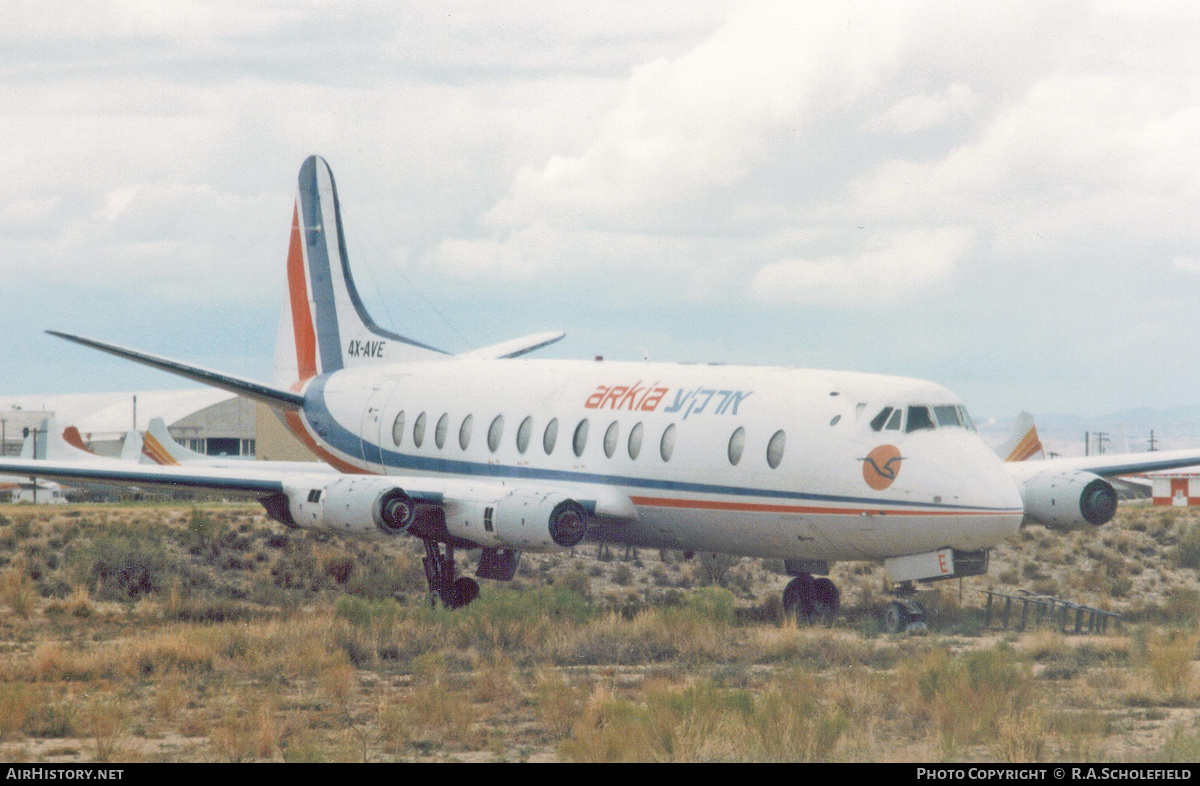 Aircraft Photo of 4X-AVE | Vickers 831 Viscount | Arkia Israeli Airlines | AirHistory.net #279081