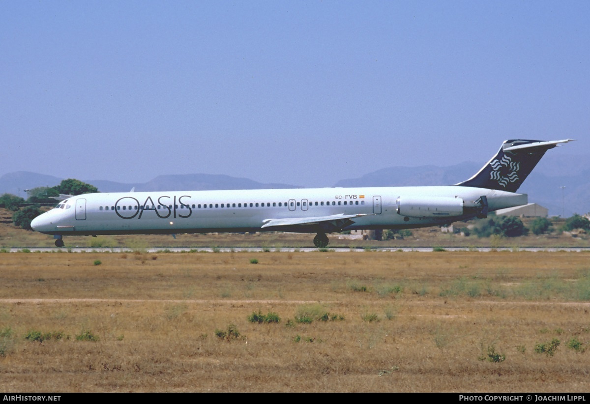 Aircraft Photo of EC-FVB | McDonnell Douglas MD-83 (DC-9-83) | Oasis International Airlines | AirHistory.net #279082